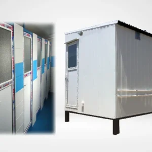 کانکس سرویس بهداشتی شش چشمه توالت راهرو دار