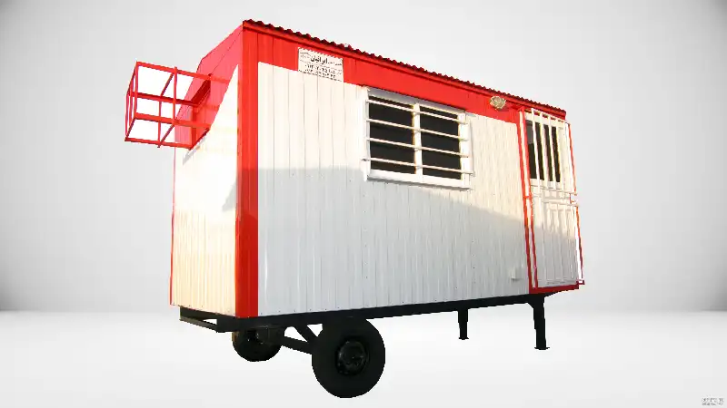 کانکس چرخدار 10 متری